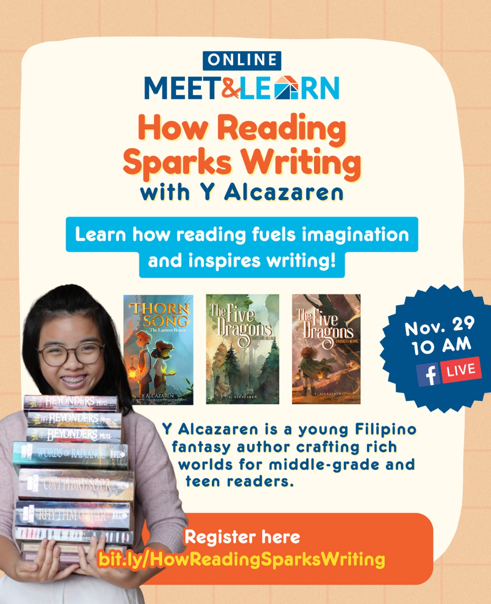 Bahay Turo Meet & Learn Session:How Reading Sparks Writing with Y Alcazaren